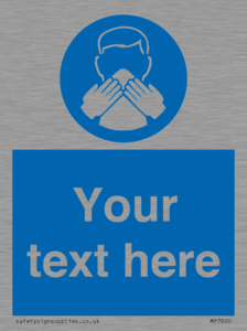 Custom mandatory use a tissue