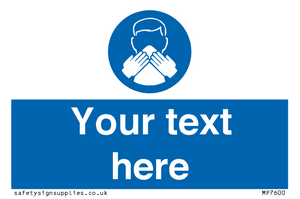 Custom mandatory use a tissue