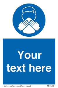 Custom mandatory use a tissue