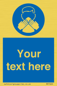 Custom mandatory use a tissue