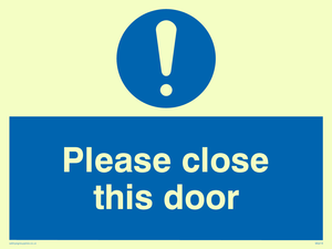 please close this door