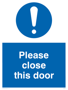 please close this door