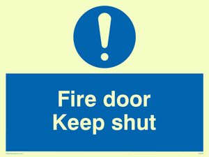 fire door keep shut