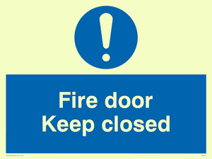 fire door keep closed