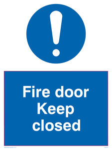 fire door keep closed