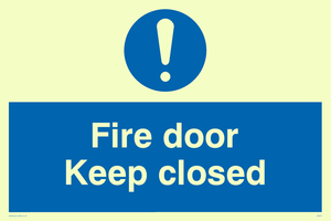 fire door keep closed