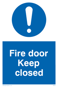 fire door keep closed