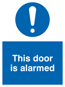 this door is alarmed