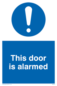 this door is alarmed