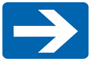 arrow (right) sign 
