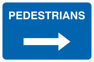 pedestrians arrow right