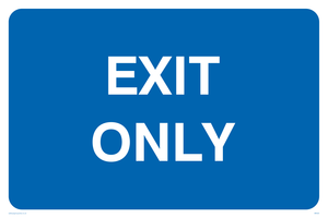 exit only