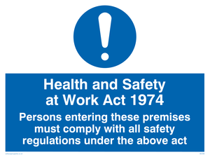 health & safety work act 1974