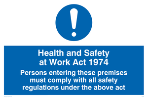 health & safety work act 1974