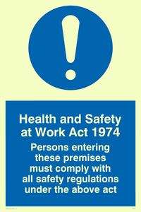 health & safety work act 1974