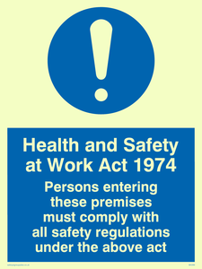 health & safety work act 1974