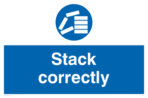 stack correctly