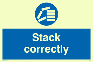 stack correctly