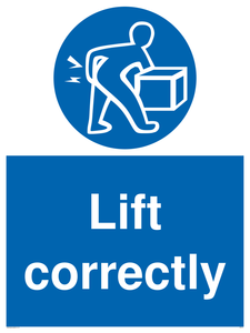 lift correctly