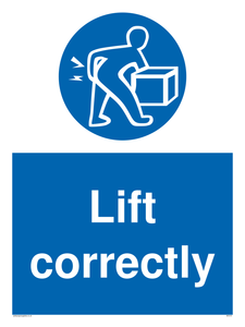 lift correctly