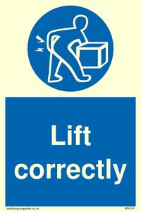 lift correctly