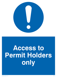 access to permit holders only