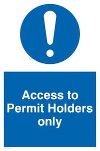 access to permit holders only