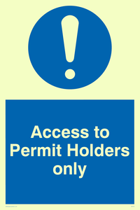 access to permit holders only