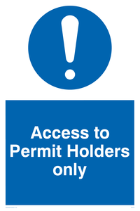 access to permit holders only