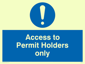 access to permit holders only