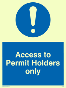 access to permit holders only
