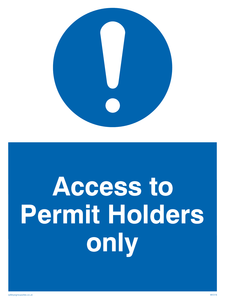 access to permit holders only