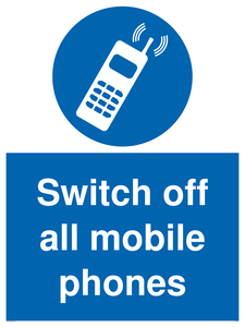 Switch off all mobile phones