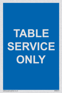 Table service only