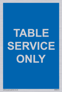 Table service only