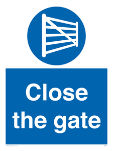 Close the gate