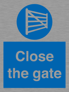 Close the gate