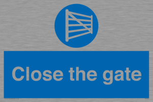 Close the gate