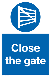 Close the gate