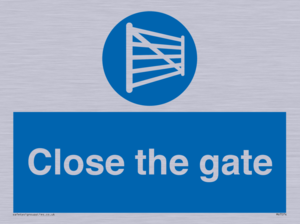 Close the gate
