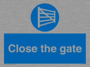 Close the gate