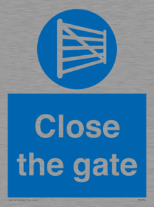 Close the gate