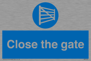 Close the gate