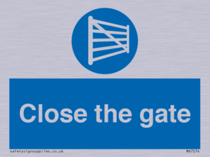 Close the gate