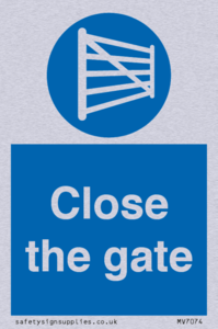 Close the gate