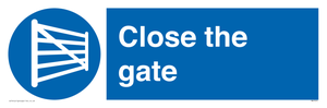 Close the gate