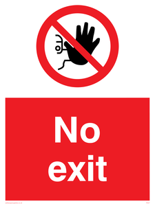 no exit