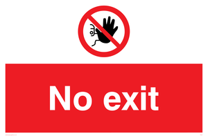 no exit
