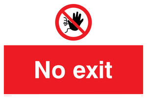 no exit
