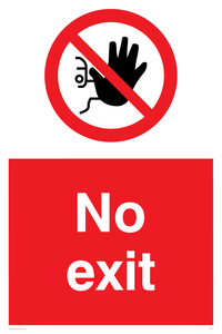 no exit